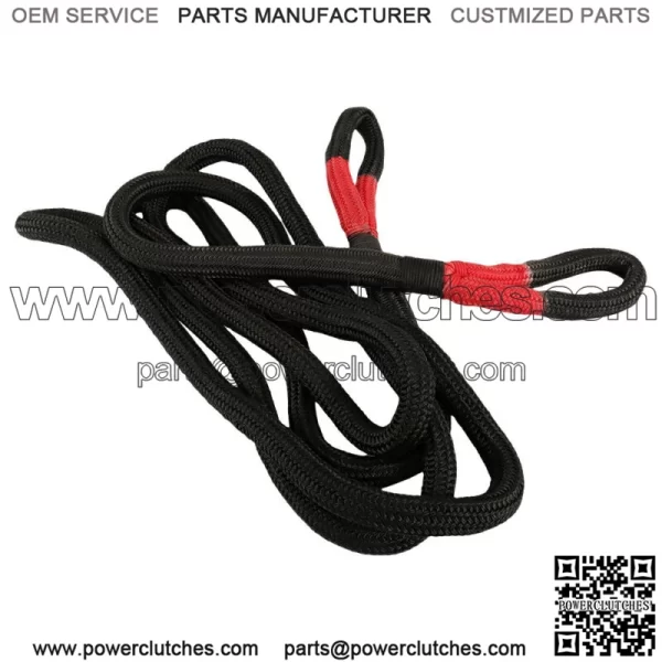 33900 LBS Heavy Duty Kinetic Energy Recovery Tow Rope 1" x 20' W/Storage Bag - Image 3