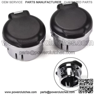 Socket Cover Fits Silverado Sierra Chevy GMC 12v Dash Retainer 2PCS (For: More Than One Vehicle)