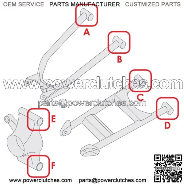 1543611 1543612 5139968 A-Arm Sealed Pivot Cap for Polaris Qty 4 - Image 2