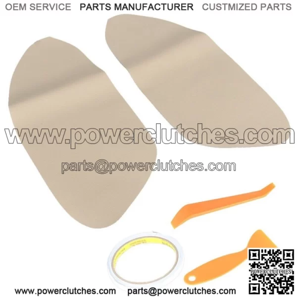 1pair Car Front Door Panels Armrest Cover Beige for Honda Accord Sedan 2008-12