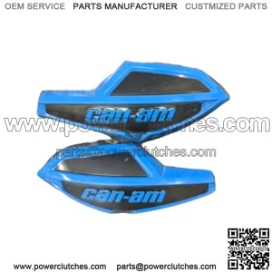 Pair of Can-Am Outlander Renegade Octane Blue Handlebar Wind Deflectors 715003814