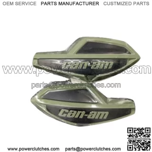 Pair of Wind Deflectors for Handlebars Can-Am Outlander Renegade Squadron Green 715006117