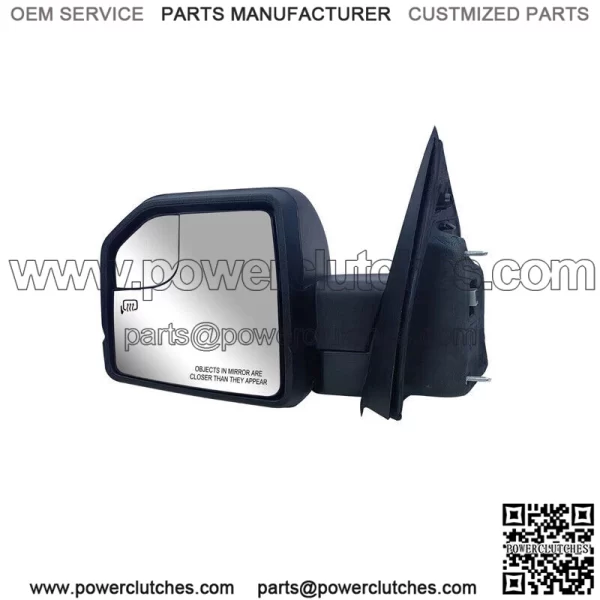 FOR FORD F150 ELECTRIC HEATED CLEAR MIRROR WITH INDEX, LIGHT FOR PAUD, SIDE WITH TEMPERATURE (For: Ford F-150)