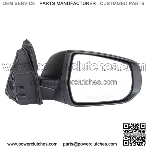 Passenger Side Mirror Heated  For 2016-2021 Chevy Malibu L LS GM1321558 Black - Image 2