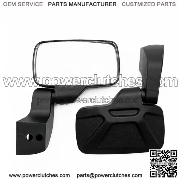 UTV Door Mounted Rear View Side Mirrors for Polaris Ranger XP 1000 Crew #2889241 - Image 3