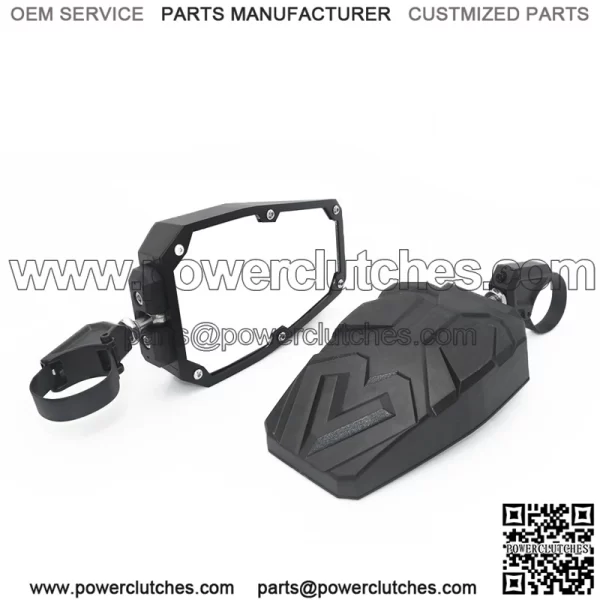 UTV Side Mirrors with 1.65" -2" Roll Bar - Image 2