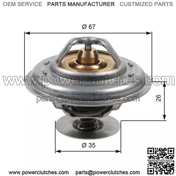 Coolant Thermostat fits VW LT Mk2 2.5D 96 to 06 Gates 025121113F 069121113