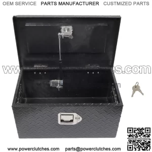 Black 20Inch Aluminum Diamond Plate Tool box  For Truck,Trailer, or RV