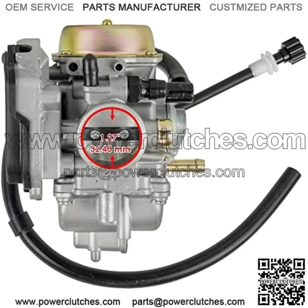 Carburetor compatible with Suzuki LT-F400 LTF400 LTF400F Eiger 400 4x4 2x4 Manual 2002-2007 - Image 2