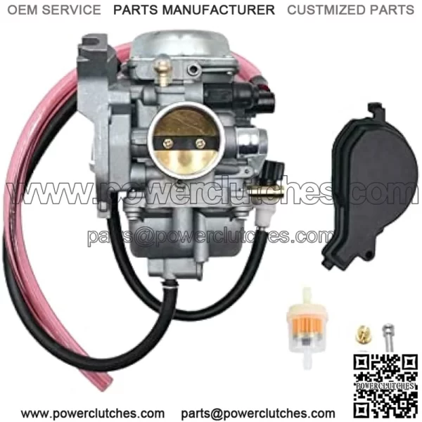 Eiger 400 Carburetor For Suzuki LT-F400 2x4 4x4 2002-2007 Replaces #13200-38F22 13200-38F2V With Throttle Cable - Image 2