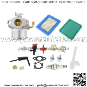 Carburetor with Air Filter Gasket for Craftsman Tiller Intek 190 6hp 206 5.5hp Eng