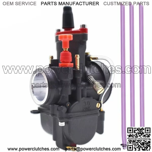 30mm PWK30 4T Carburetor Motorcycle Power Jet Racing Scooter Pit Bike ATV Carburetor - Image 2