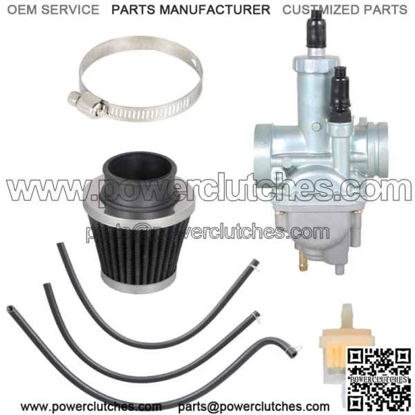Carburetor and air filter for Kawasaki Bayou 250 KLF250A Bayou 220 KLF220A - Image 2