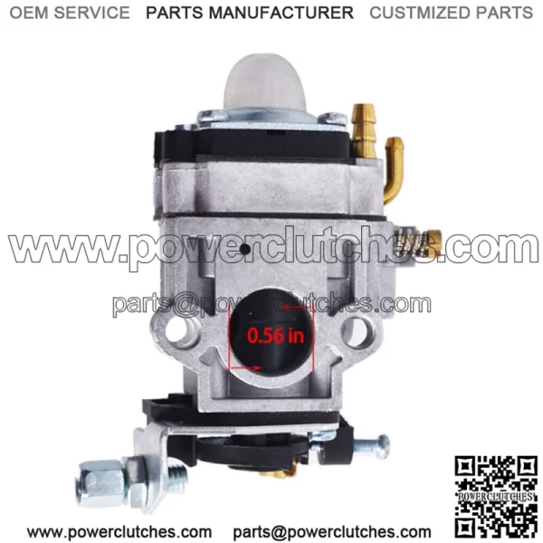 PCV43 For Petrol 2 Stroke 43cc Powermate Tiller Motor Parts Carburator Carb & Gasket - Image 5