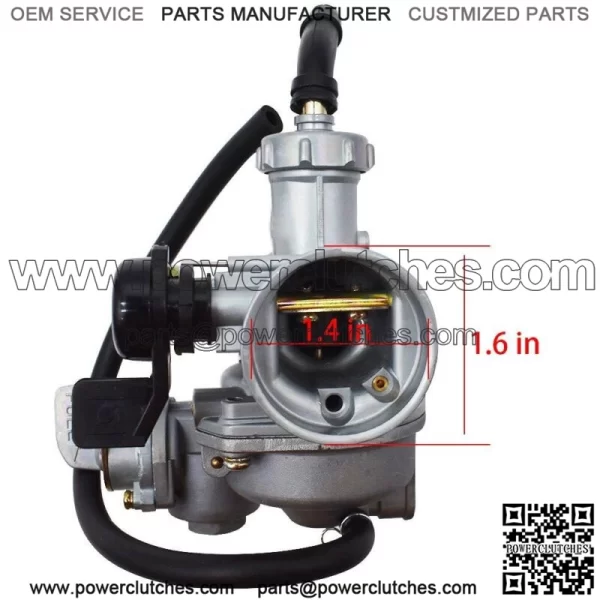 Carburetor and throttle cable, steering wheel, air filter for carburetor Honda CT90 CT110 - Image 2