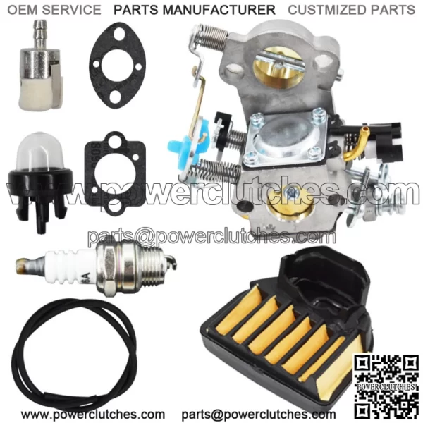 Carburetor WTA29 for Husqvarna 455 460 461 Rancher Jonsered CS2255 with air filter - Image 3