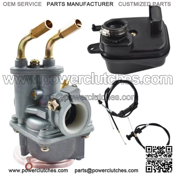 Carburetor Air Filter, Throttle Body & Throttle Cable For Yamaha PEEWEE PW50 PY50