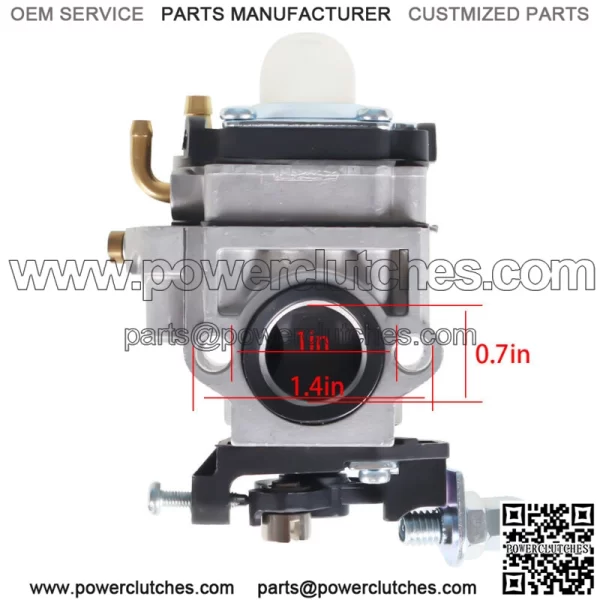 Fits Gas 2Cycle 43cc Powermate PCV43 Carburetor Tiller Motor Parts Fuel Line - Image 2