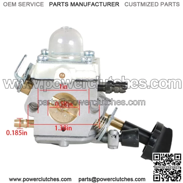 SH56 Carburetor Fits BG86 SH56C SH86 SH86C ZAMA C1M-S261B Blower - Image 2