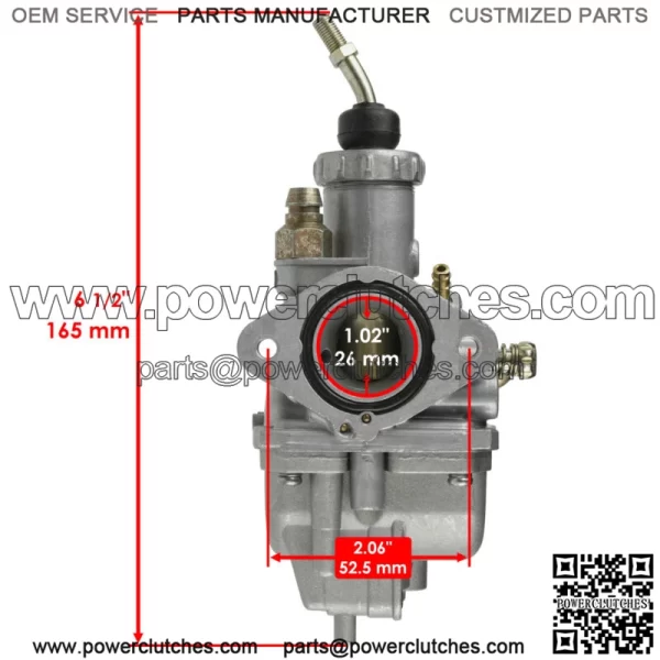 Carburetor For Yamaha Timberwolf 250 YFB250FW YFB250 Fw 4X4 94-2000/ 2X4 1996-99 - Image 2