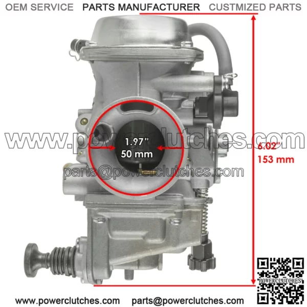 Carburetor for Honda TRX450ES TRX450S Fourtrax Foreman 450 1999-2001 New Carb (For: Honda) - Image 2