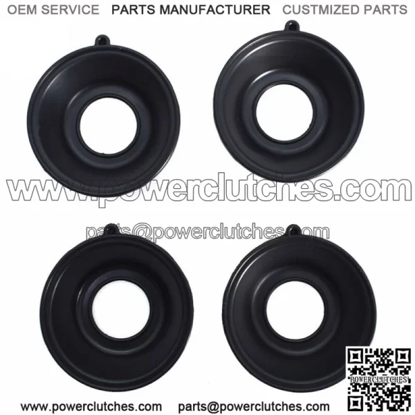 4Pcs Carburetor Slide Diaphragms For Honda Shadow VT750 2000-2007 16111-MEG-003 - Image 3