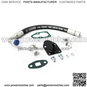 Rudy's Heavy Duty Turbocharger Drain Kit Upgrade for 92-00 Chevy GMC 6.5L Turbo Diesel