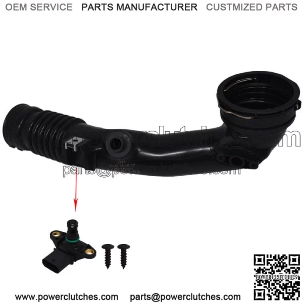 Fit For 2011-2017 BMW 3.0L Turbo  Intercooler Pipe Hose Rear Duct