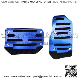 2X Blue Non-slip Automatic Gas Brake Pedal Pads Car Accessories (For: Chevrolet Silverado 1500)