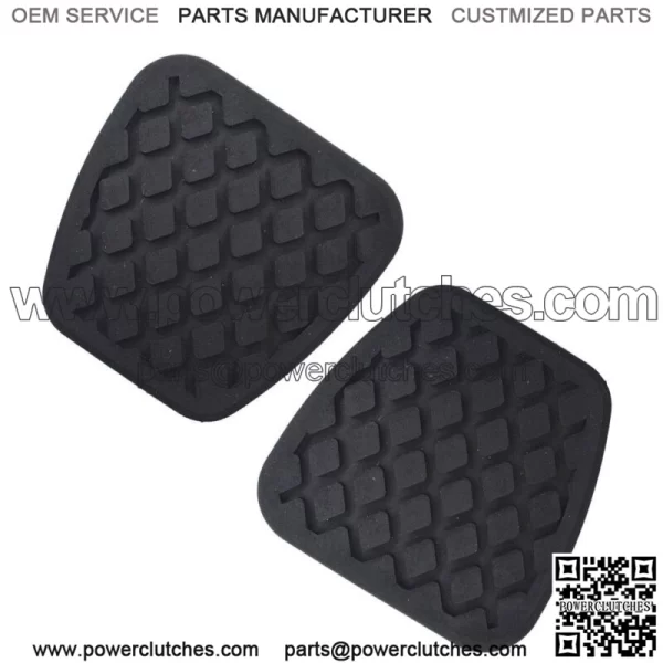 For 1988-2000 Honda & 1986-2003 Acura Brake Clutch Pedal Pad Rubber Covers Black