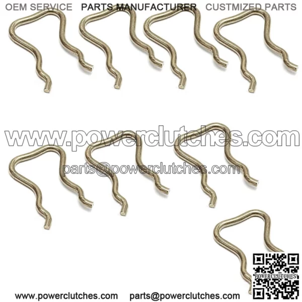 Diesel Injector Fuel Return Line Clamp Kit 8pcs for Chevy GMC 6.6L LLY LBZ LMM (For: More Than One Vehicle)