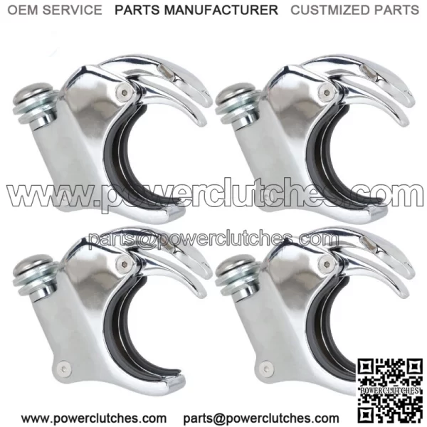 4PCS Windshield Windsreen Clamps 49mm For Dyna FXDF FXDB Super Wide Glide