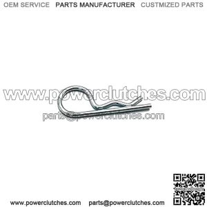 Polaris ATV Hitch Pin Clip, .148 x 3 1/16,  OEM Part 7661067, Qty 1