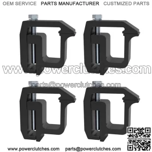 Fixing Clip 4 Pack #Black