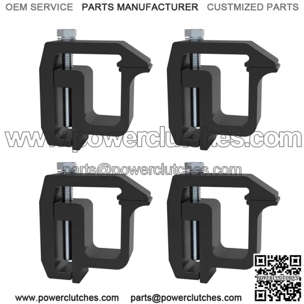 Fixing Clip 4 Pack #Black