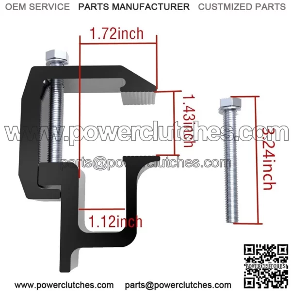 Fixing Clip 4 Pack #Black - Image 2