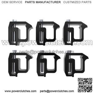 Fixing Clip 6 Pack #Black