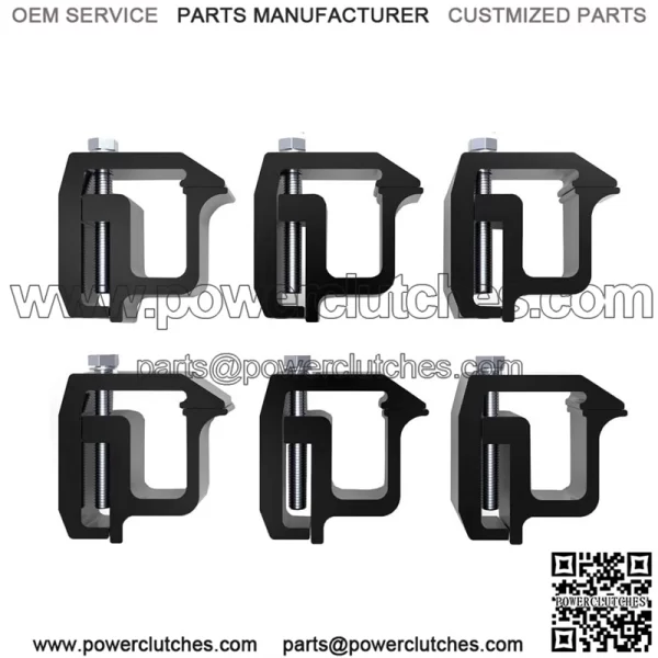 Fixing Clip 6 Pack #Black