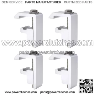 Fixed clip 4#4 pack silver