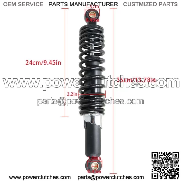 12.6" 320mm Rear Shock Absorber For Suzuki GS125 Motorcycle - Image 3