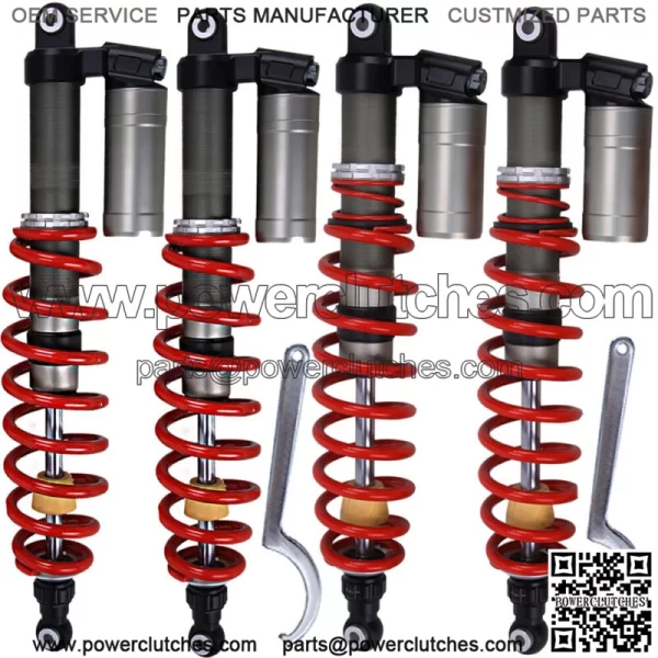 FOR POLARIS RZR 800 09-14 STAGE 5 RESERVOIR GAS FRONT & REAR SHOCKS ABSORBER SET - Image 2