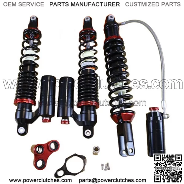 FOR YAMAHA YFZ450 FRONT + REAR ADJUST PERFORMANCE ATV SHOCKS ABSORBER SUSPENSION