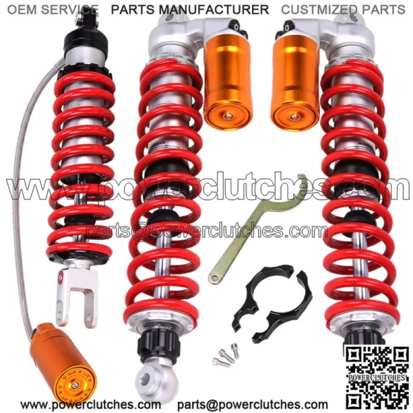 STAGE 3 FRONT & REAR AIR SHOCKS ABSORBER SET FOR HONDA TRX400EX TRX450ER TRX450R - Image 4