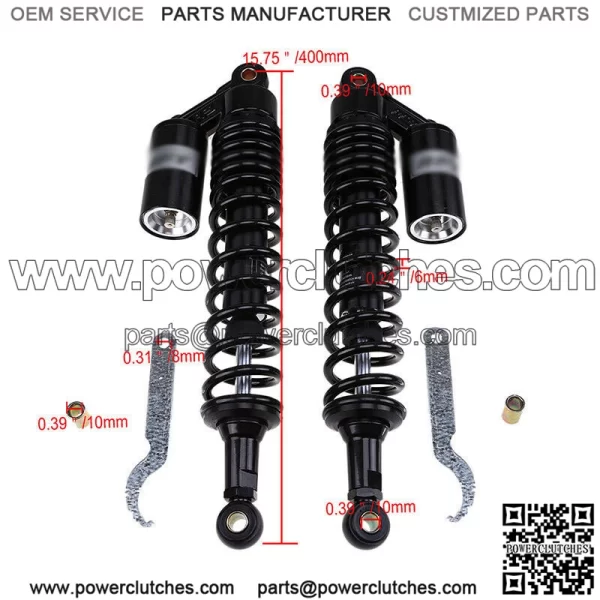 Pair Rear Shock Absorber Suspension For Yamaha YFZ 450 Raptor 660 700 ATV UTV - Image 2
