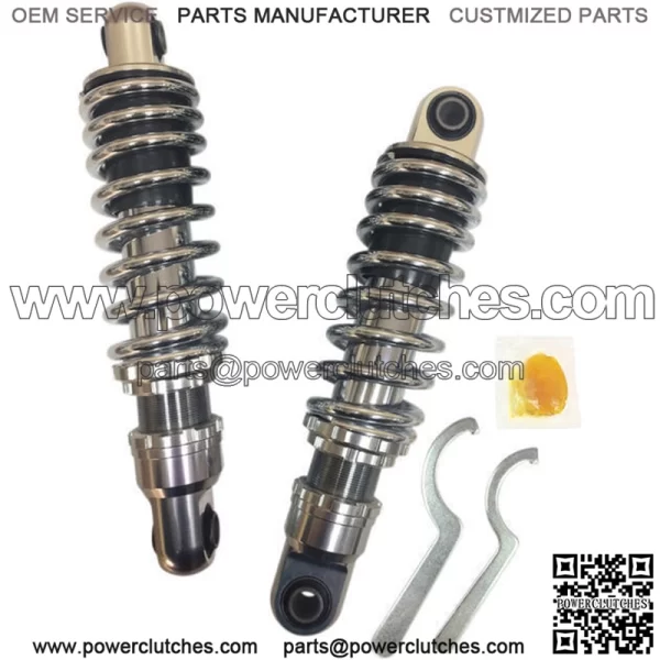 Adjustable Shocks 10.5" Chrome Harley Davidson Dyna