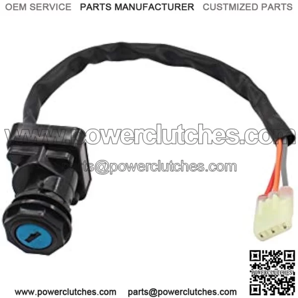 Ignition Switch with Keys for Suzuki Ozark 250 LTF250 2x4 Quadrunner 500 LTF500F 4x4 Quadsport Z400 LTZ400 Quadsport Z250 LTZ250 Quadmaster 500 LTA500F - Image 2