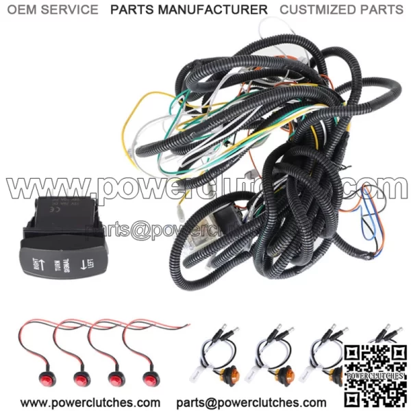 Universal Rocker Switch Turn Signal Lamp Kit Horizontal Light Switch (For: More Than One Vehicle) - Image 3