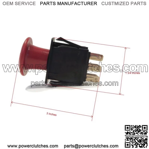 PTO Clutch Switch for TimeCutter SS 4225 74706, 74721, 74722, 74726 - Image 2