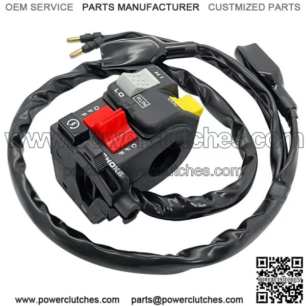 Start Stop Switch Hi Lo Headlight For Honda TRX250 FourTrax 1985 1986 1987 (For: Honda) - Image 3