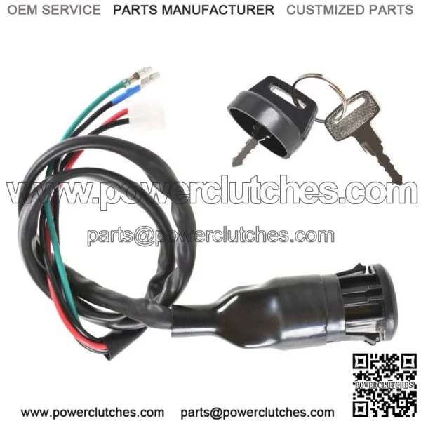 New Ignition Switch Fits 1985-1987 Honda TRX250 Fourtrax 35100-HA8-682 (For: Honda) - Image 4